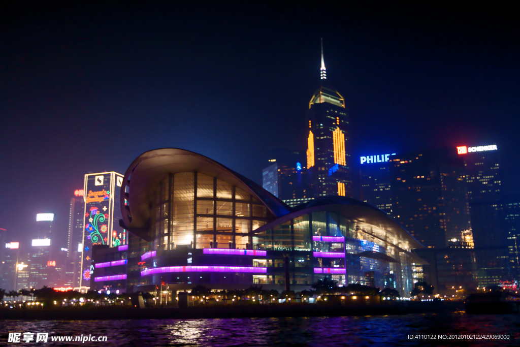 维多利亚港夜景