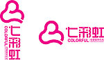 七彩虹孕婴logo