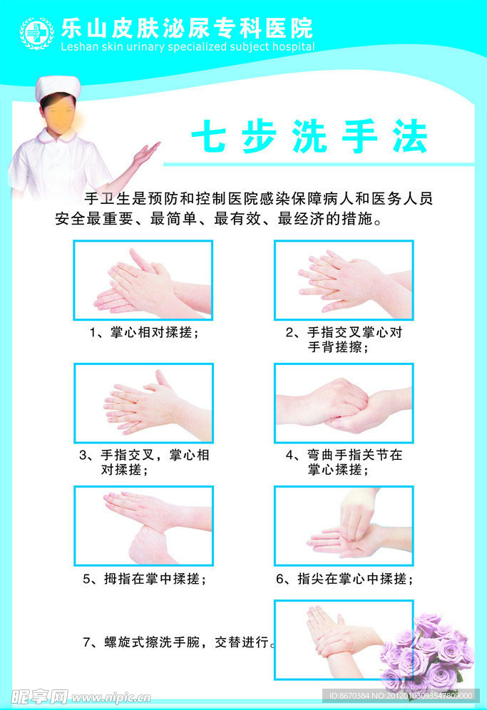 七步洗手法