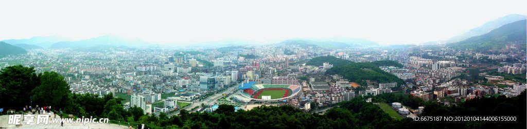 龙岩市全景