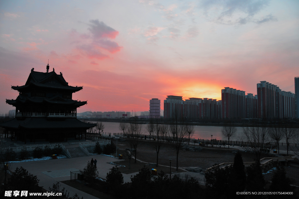 汾河夕照