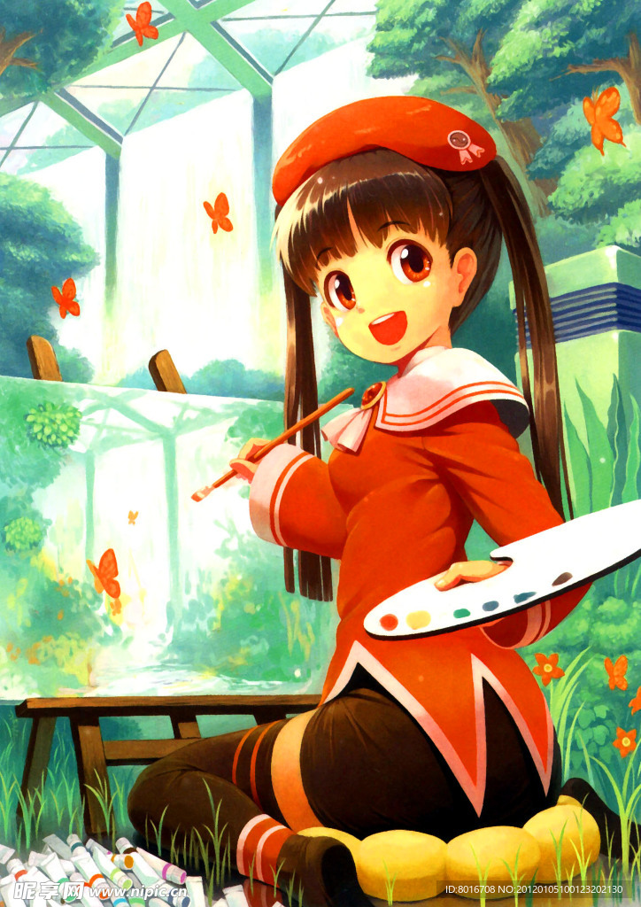 画蝶