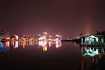 三亚河的夜景