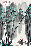 国画漓江春