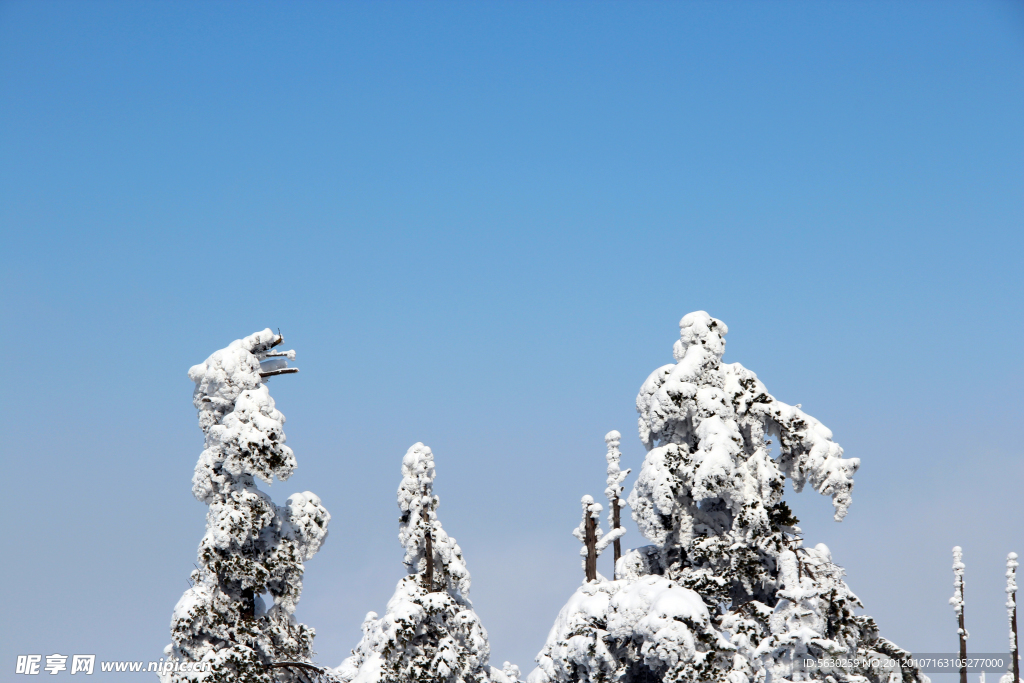 雪景 峨眉山