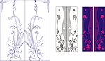 玻璃移门刻绘图