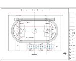 体育场平面图弯道6直道8