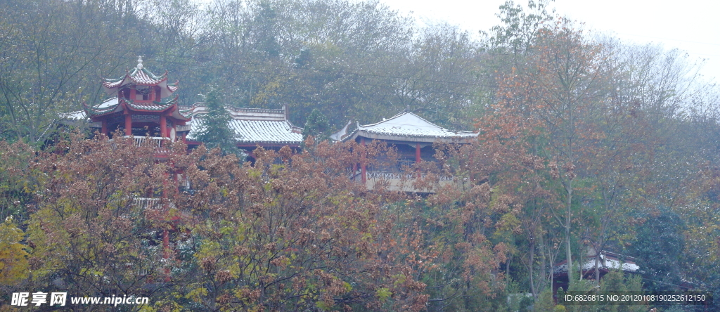 冬日的古寺
