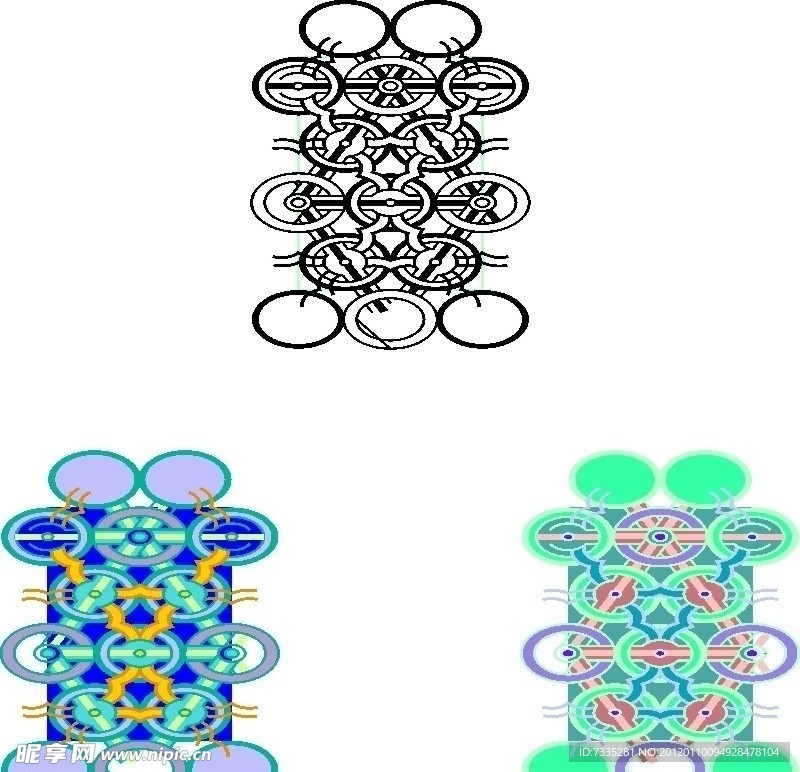 CDR矢量背景底纹