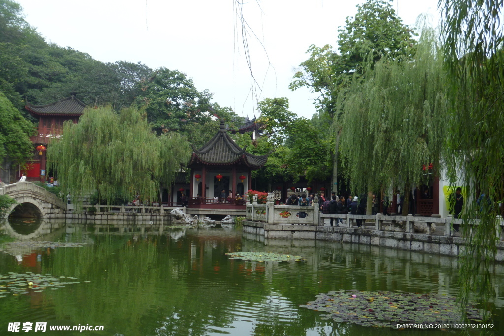 黄鹤楼园区内部风景