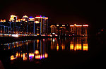 江岸灯辉