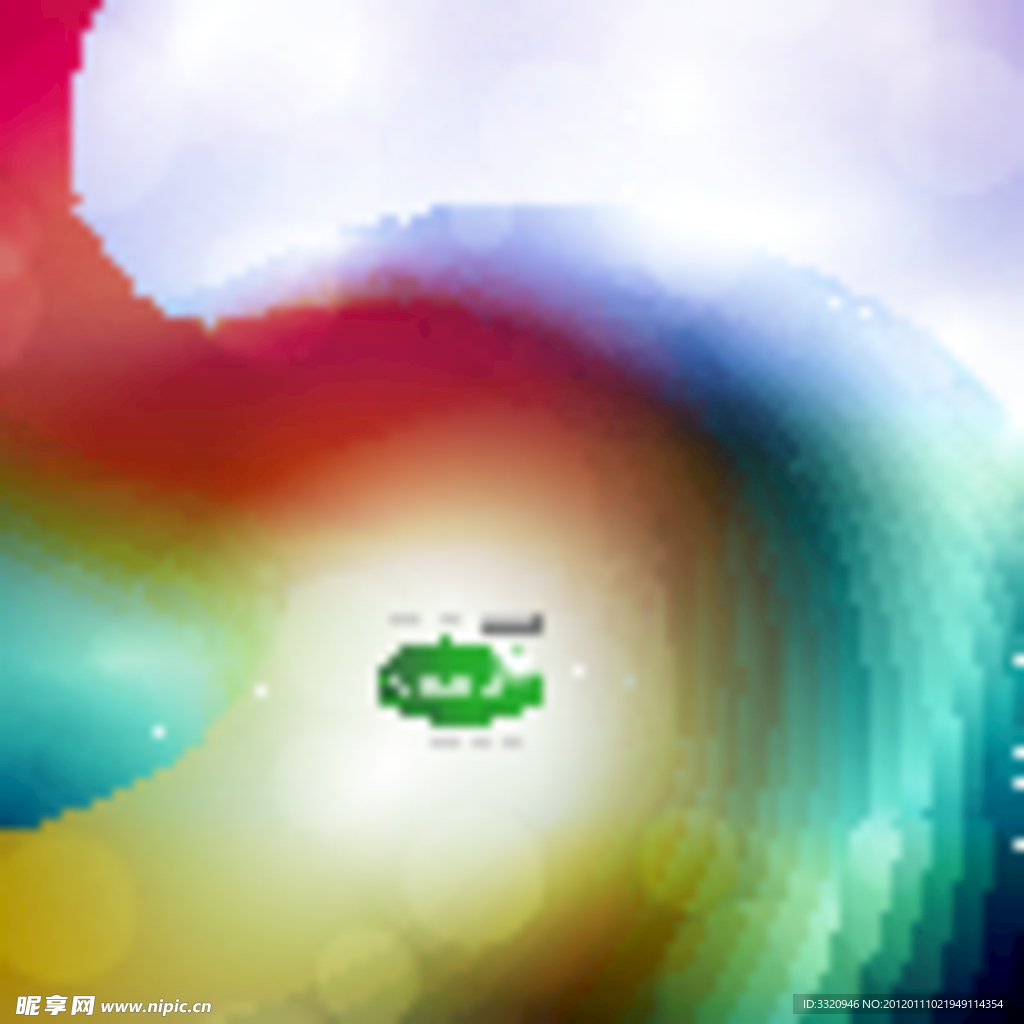 动感梦幻线条光线背景