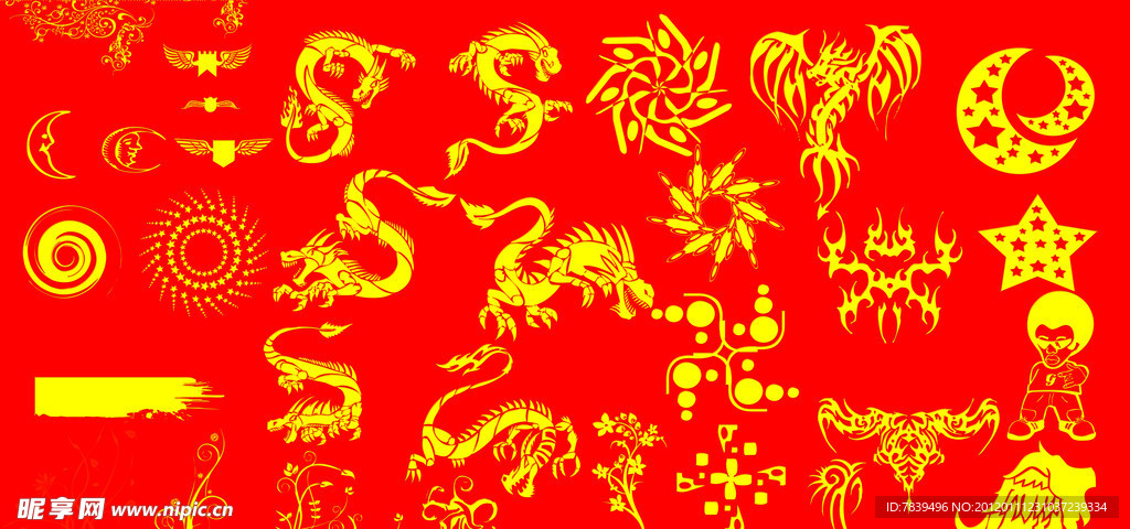 龙年设计素材