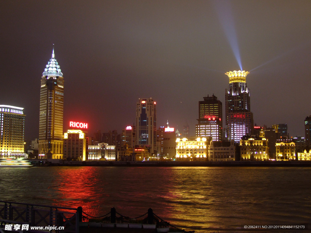 上海夜景 华东五市