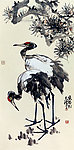 仙鹤迎春