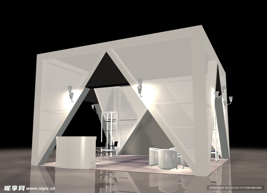 3D展厅模型