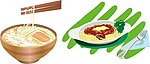矢量面食
