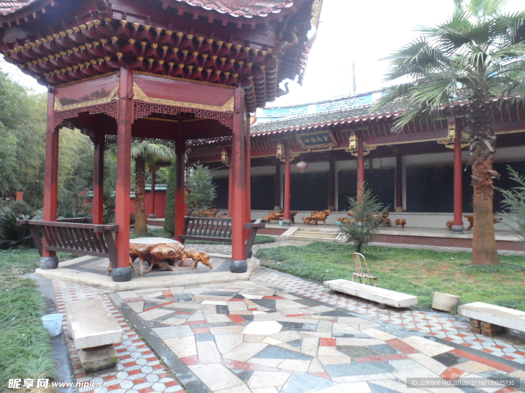 亭子 根雕