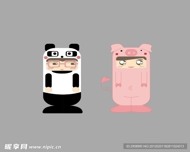 熊猫与猪猪
