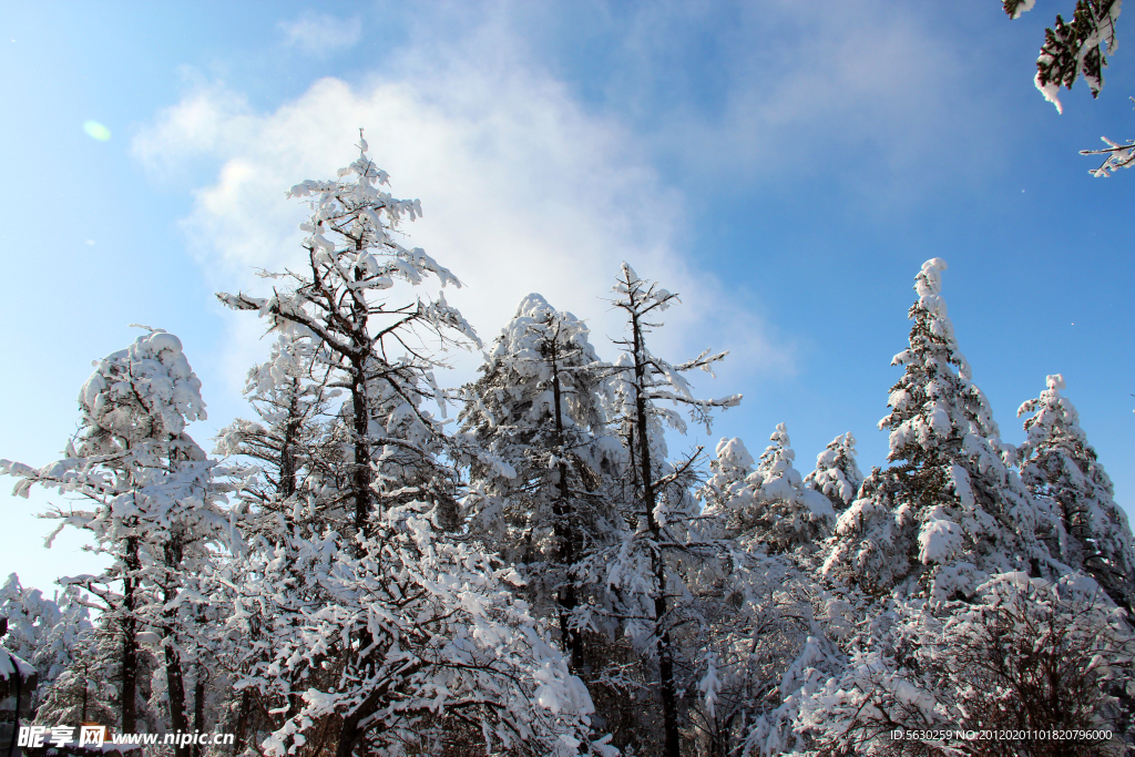 雪景 峨眉山