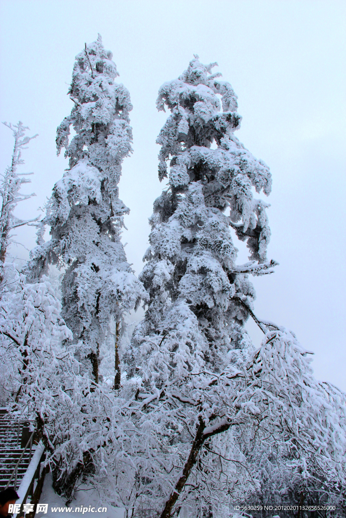 雪景 峨眉山