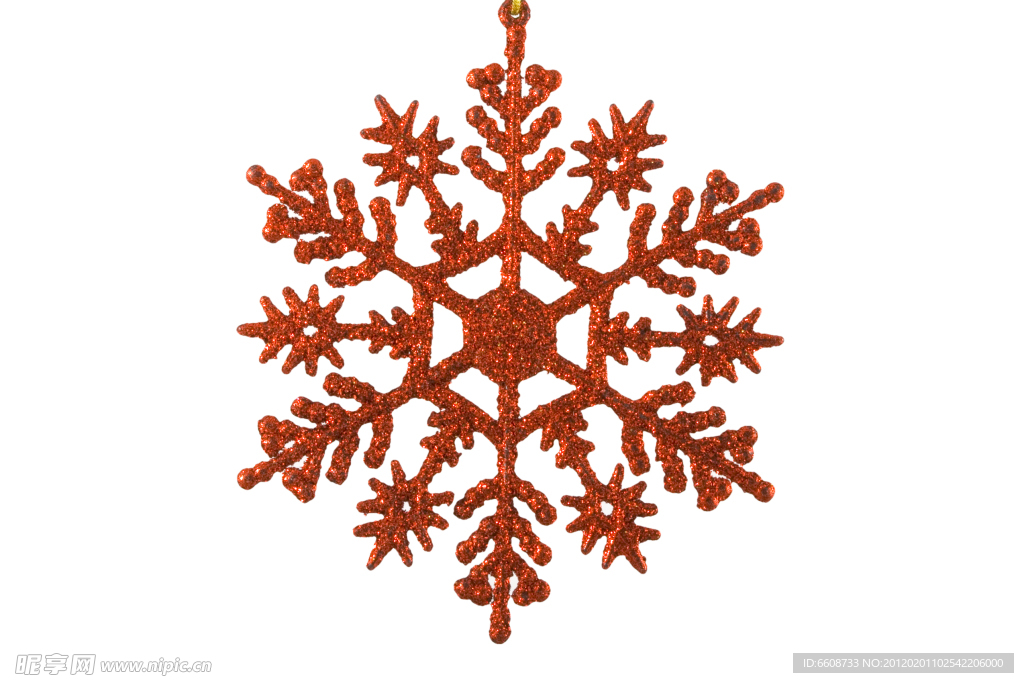 雪花装饰品
