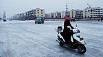 街道 薄雪