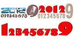 2012新年数字素材