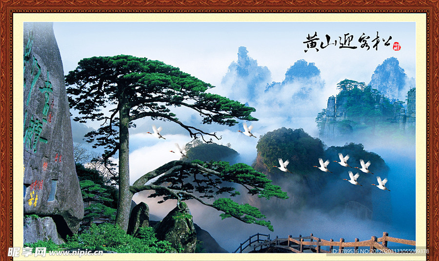 黄山迎客松
