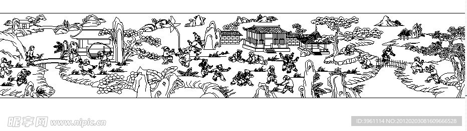 百子图