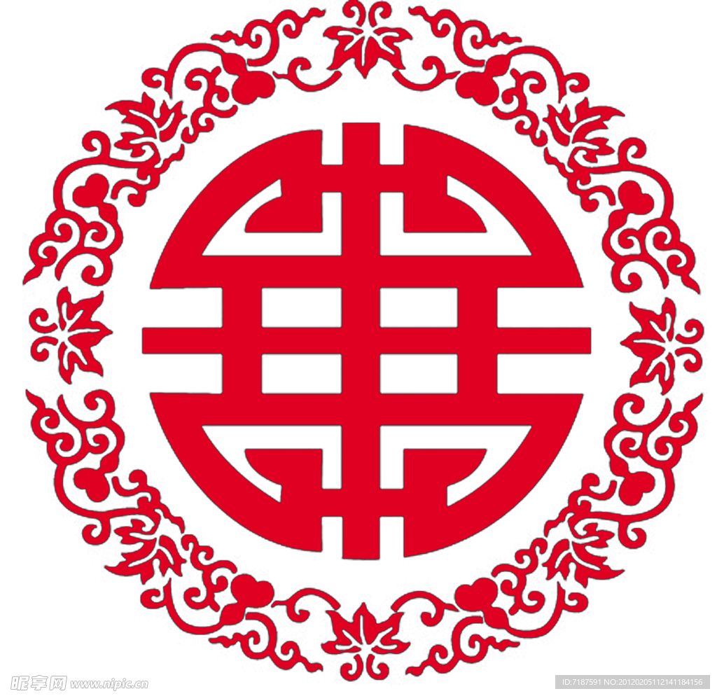 禄字花边