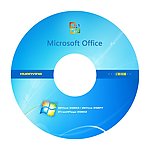 office办公软件光盘贴