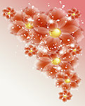 时尚梦幻花纹花朵 鲜花