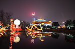 节日中的西安博物院远景