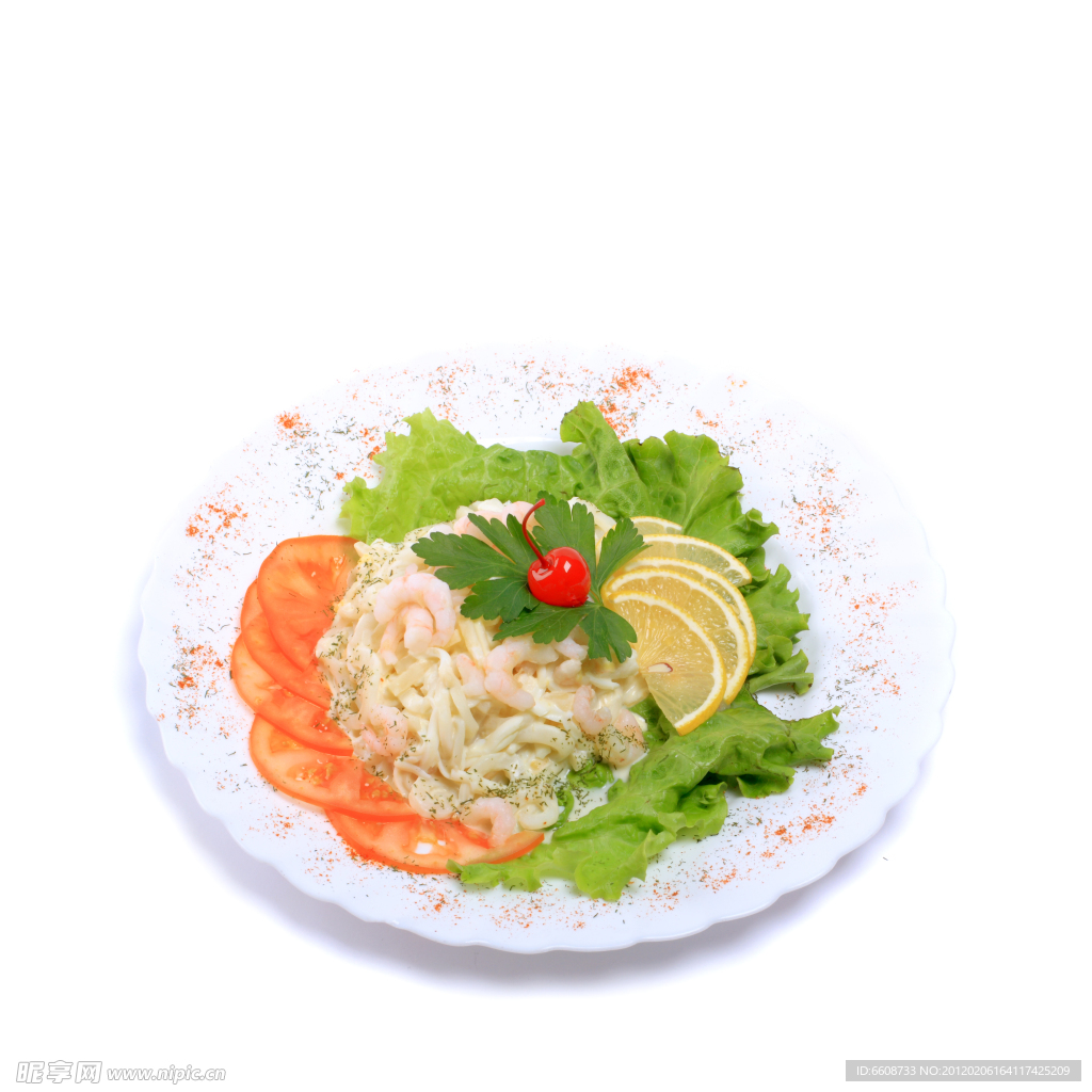 西餐虾仁面