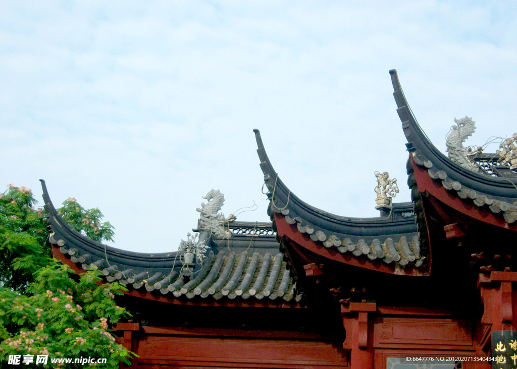 寺庙屋檐