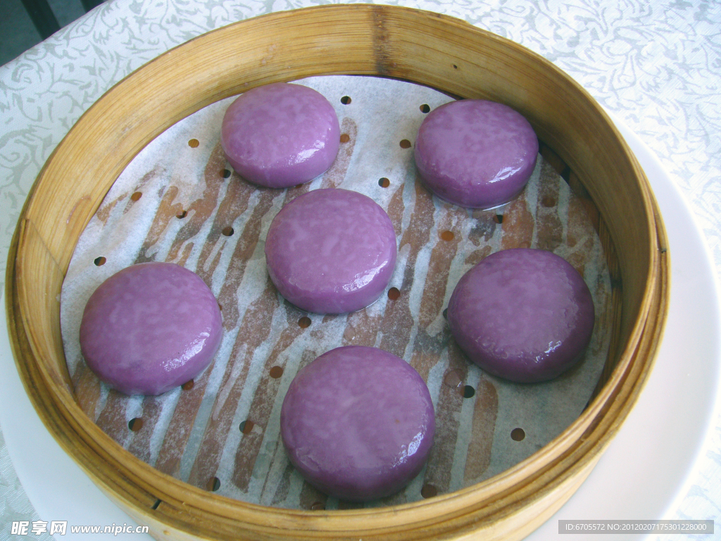 家乡紫薯饼