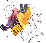 卡通美女