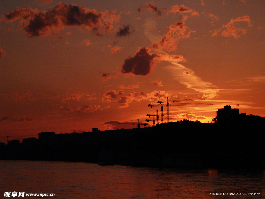 夕阳落日