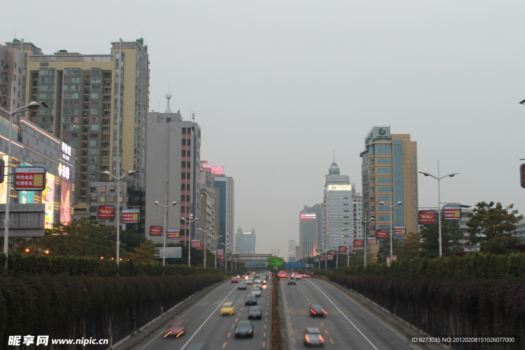 繁忙的城市