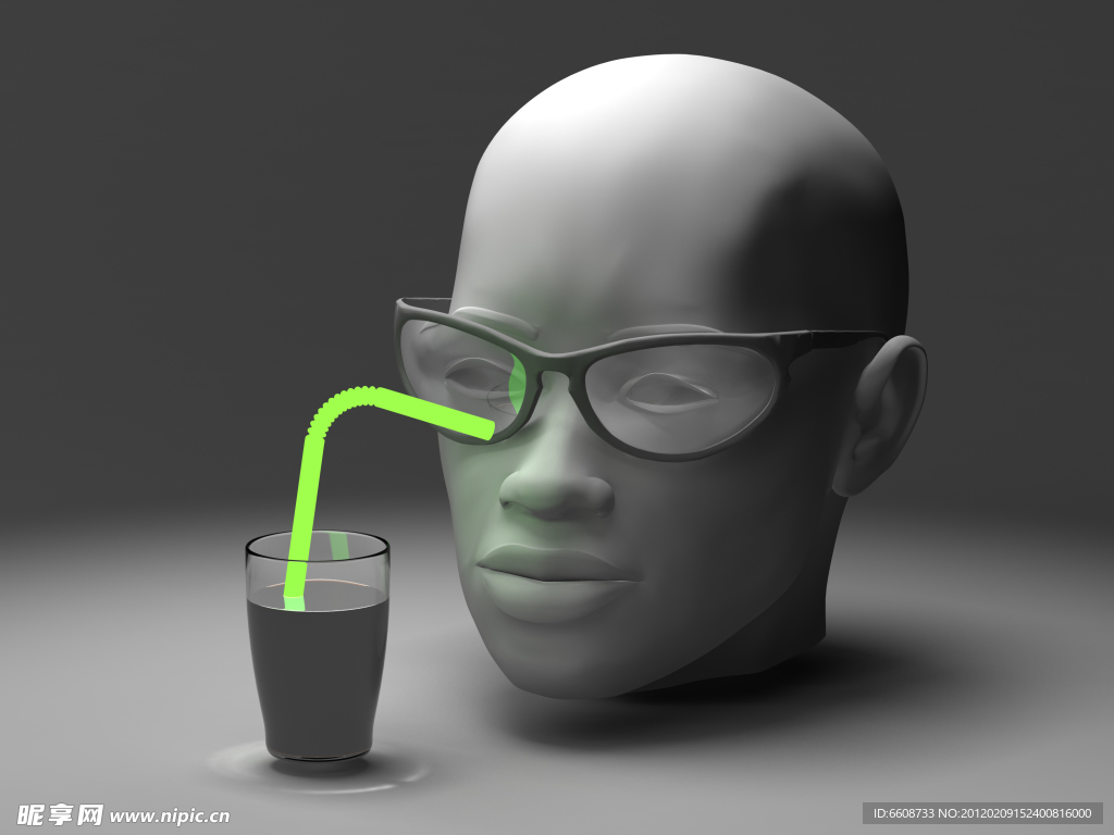 人头3D设计
