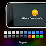 iphone风格PS渐变