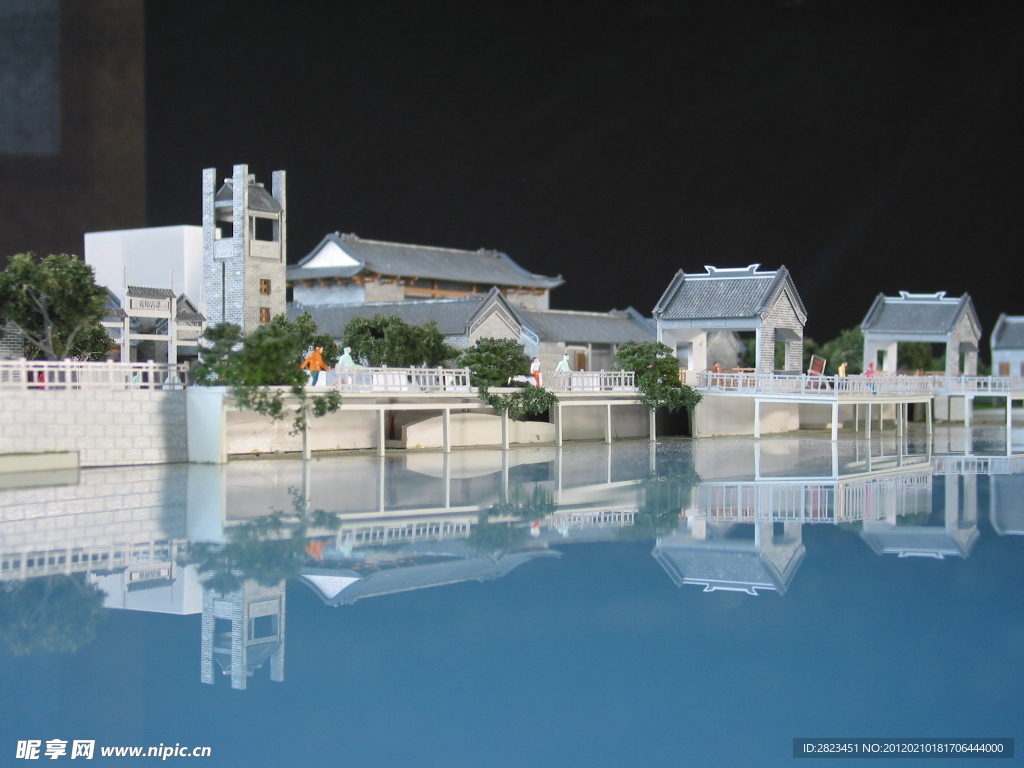 黄埔古港 建筑模型