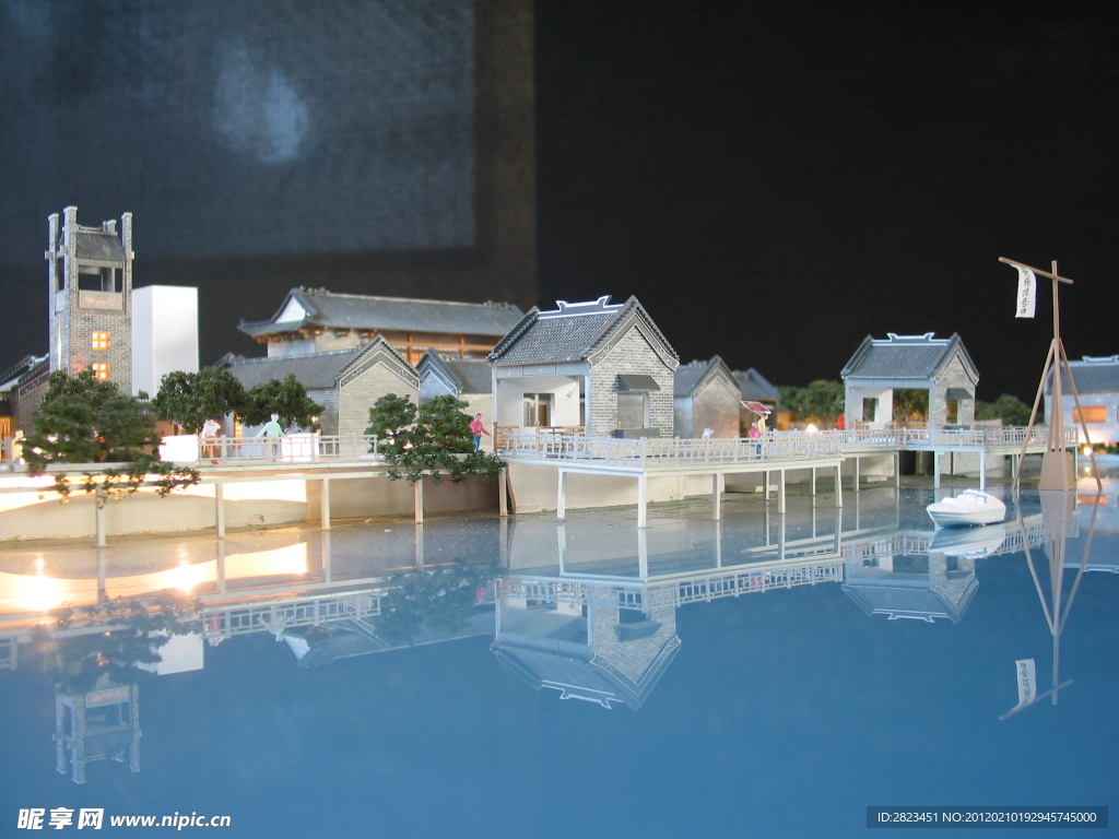 黄埔古港 建筑模型
