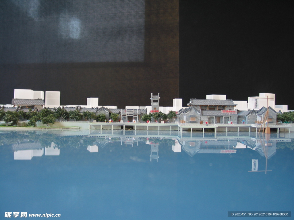 黄埔古港 建筑模型
