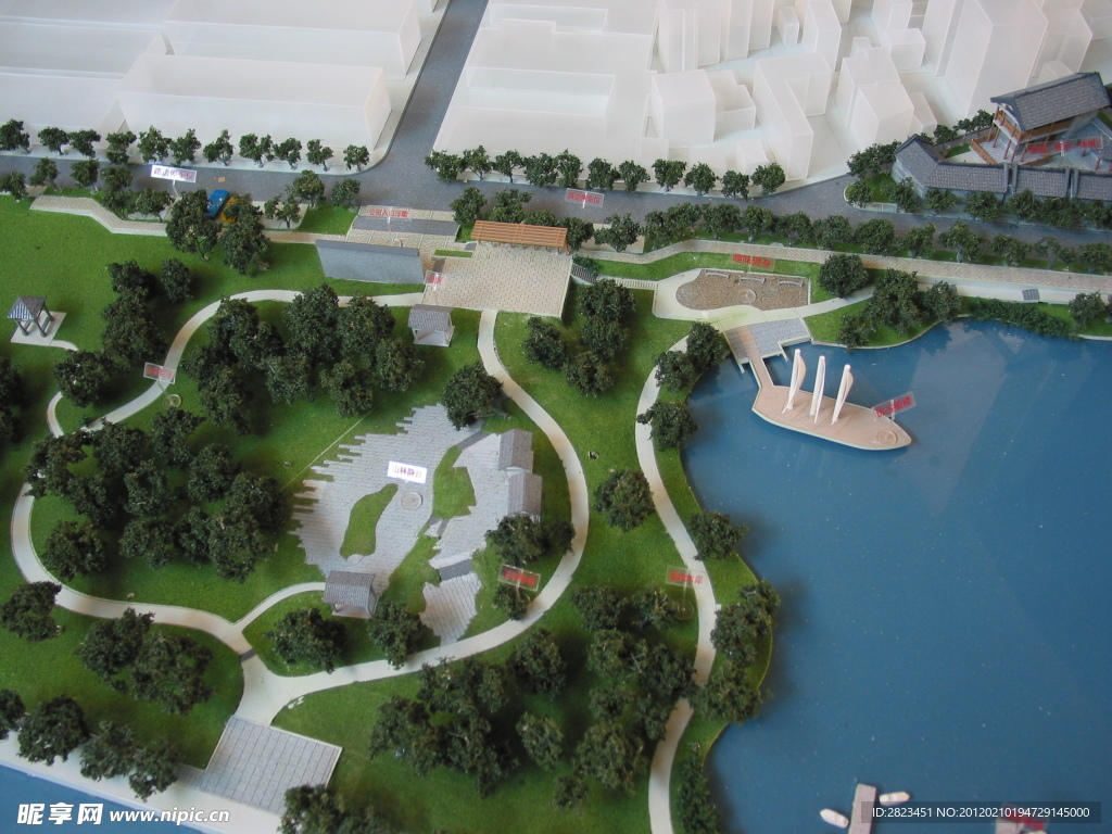 黄埔古港 建筑模型