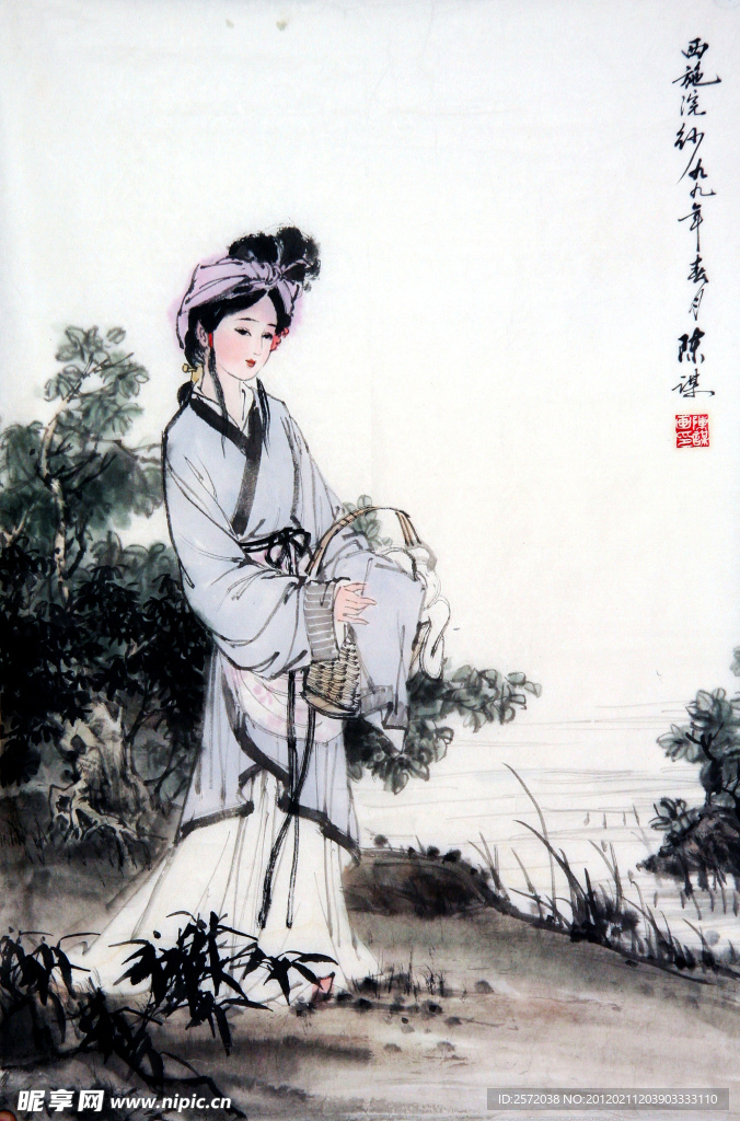 西施浣纱