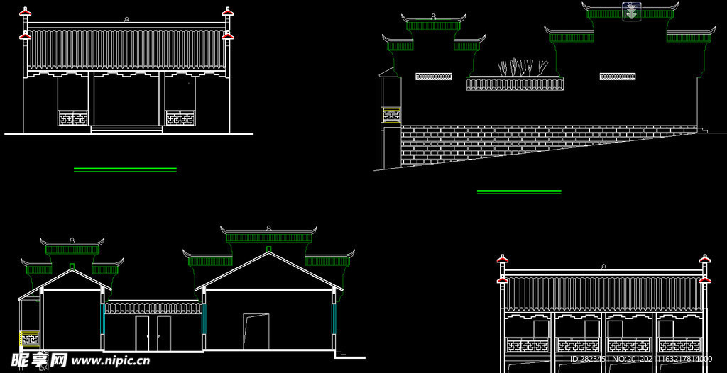 湘西民居山庄建筑施工图