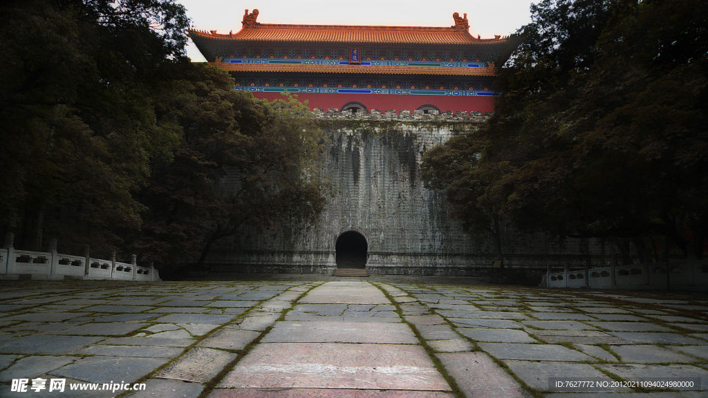 明孝陵内城堡