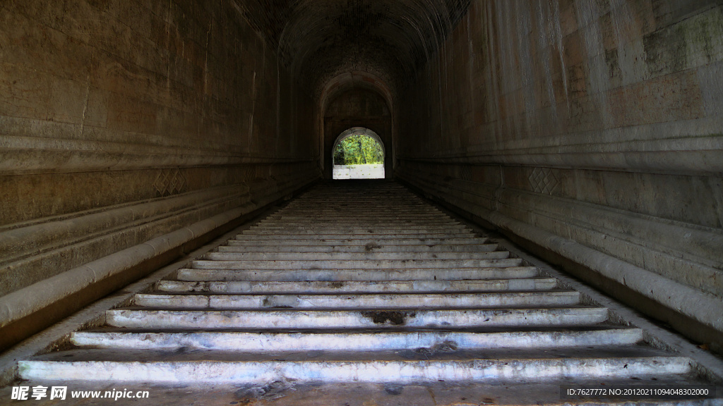 明孝陵内城墙台阶